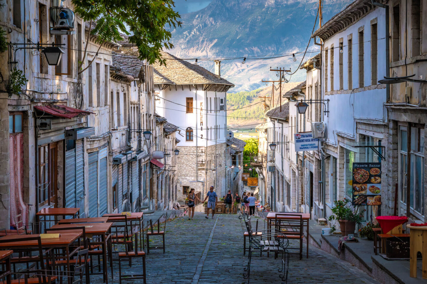 Gjirokastër ville historique d'Albanie